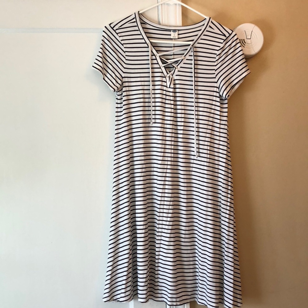 Old Navy striped T-shirt dress